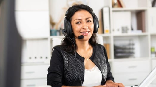 professional spanish interpreter on computer call