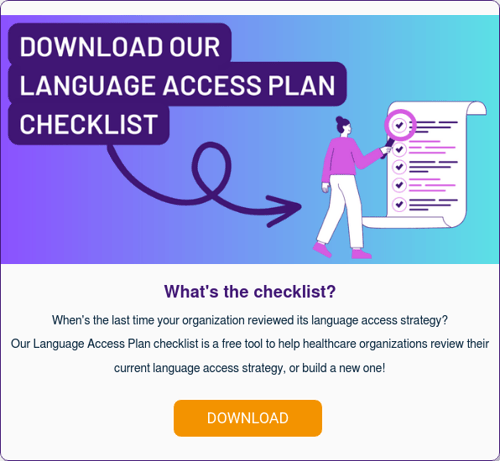 LANGUAGE ACCESS PLAN CHECKLIST_CTA