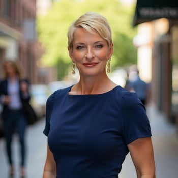 Headshot of Kirsten Brecht Baker jeenie CEO