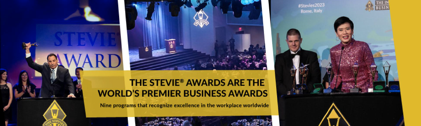 Banner image of stevie award galas