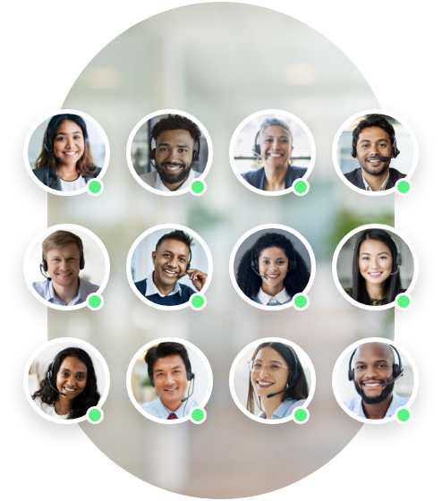 a group of Jeenie interpreters headshots