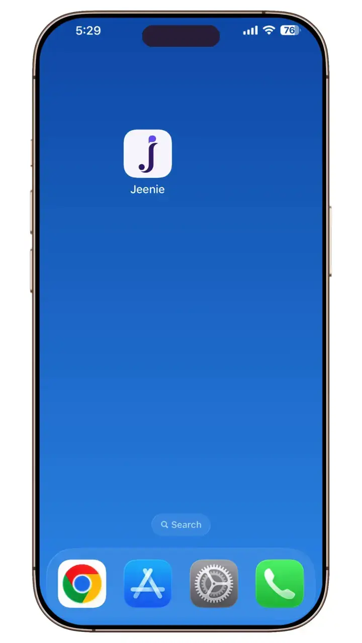 Short video demo on mobile placing ondemand call