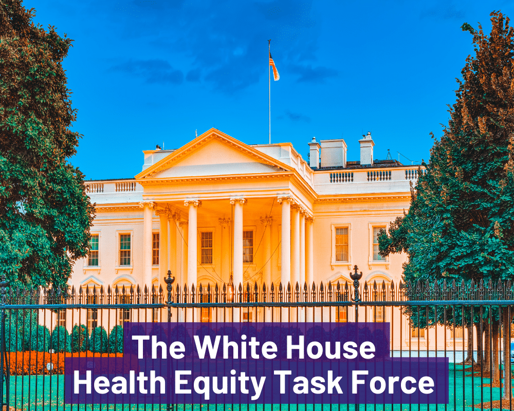 The white house photo with Health Equity Task force