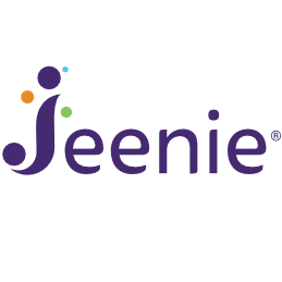 Jeenie logo in purple